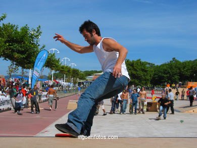Skate en Samil. 