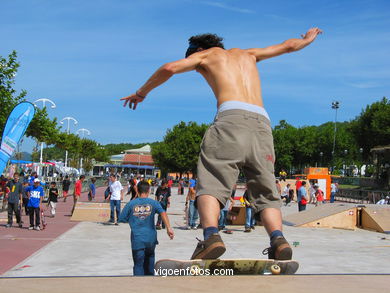 Skate en Samil. 
