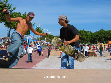 Skate en Samil. 