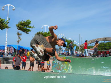 Skate en Samil. 