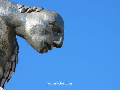 THE SIREN MAN. SCULPTURES AND SCULPTORS. FRANCISCO LEIRO. VIGO