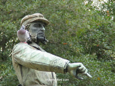 MONUMENT TO MÉNDEZ NÚÑEZ. SCULPTURES AND SCULPTORS. VIGO