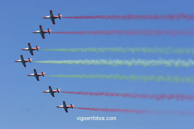 Patrulla Águila. Exhibiciones aéreas.
