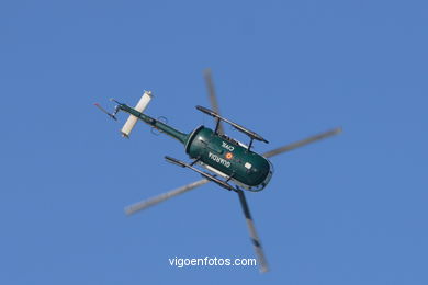 Helic�ptero (accidente). Exhibiciones a�reas. 