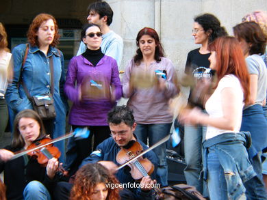 Concierto en la calle. 