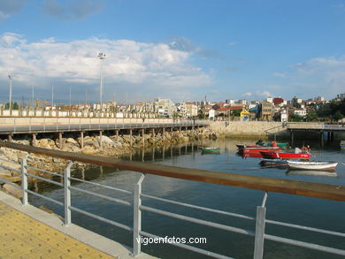 Puerto deportivo en la bah�a de Bouzas