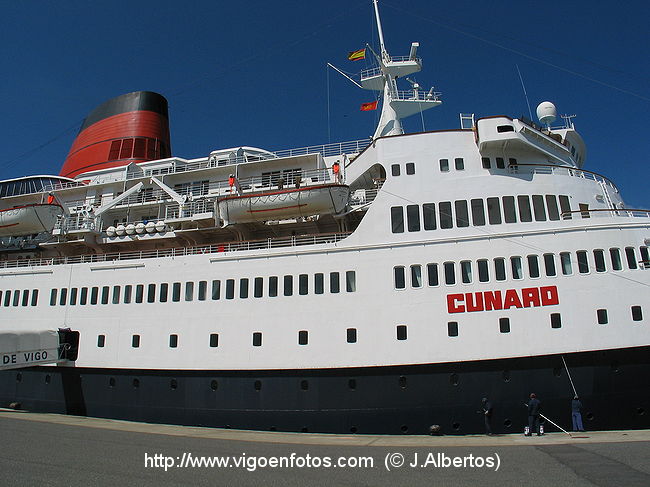 PHOTOS OF CARONIA - CRUISE SHIP CUNARD - VIGO BAY. GALICIA. VISIT SPAIN ...