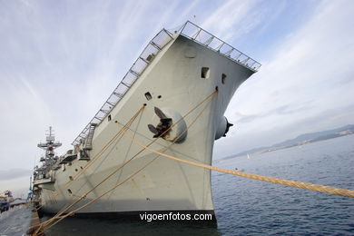 PHOTOS OF AIRCRAFT CARRIER - PRÍNCIPE DE ASTURIAS - SPAIN - VIGO BAY ...