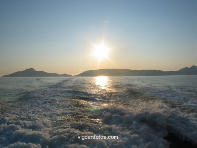 AS ILHAS CÍES DESDE O MAR