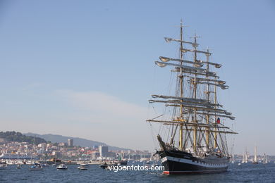 REGATA E SAIDA DENDE VIGO - DESAFIO ATLÁNTICO DE GRANDES VELEROS - REGATA CUTTY SARK. 2009 - TALL SHIPS ATLANTIC CHALLENGE 2009