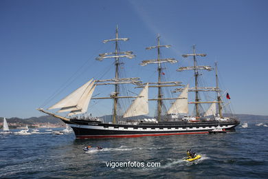 REGATA E SAIDA DENDE VIGO - DESAFIO ATLÁNTICO DE GRANDES VELEROS - REGATA CUTTY SARK. 2009 - TALL SHIPS ATLANTIC CHALLENGE 2009