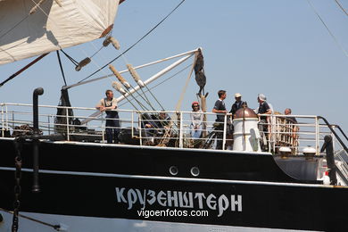 REGATA E SAIDA DENDE VIGO - DESAFIO ATLÁNTICO DE GRANDES VELEROS - REGATA CUTTY SARK. 2009 - TALL SHIPS ATLANTIC CHALLENGE 2009