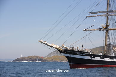 REGATA E SAIDA DENDE VIGO - DESAFIO ATLÁNTICO DE GRANDES VELEROS - REGATA CUTTY SARK. 2009 - TALL SHIPS ATLANTIC CHALLENGE 2009