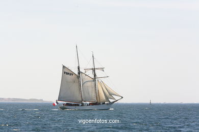 REGATA E SAIDA DENDE VIGO - DESAFIO ATLÁNTICO DE GRANDES VELEROS - REGATA CUTTY SARK. 2009 - TALL SHIPS ATLANTIC CHALLENGE 2009