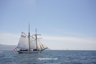 REGATA E SAIDA DENDE VIGO - DESAFIO ATLÁNTICO DE GRANDES VELEROS - REGATA CUTTY SARK. 2009 - TALL SHIPS ATLANTIC CHALLENGE 2009