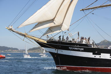 KRUZENSHTERN -  TALL SHIPS ATLANTIC CHALLENGE 2009 - VIGO, SPAIN. CUTTY SARK. 2009 - 