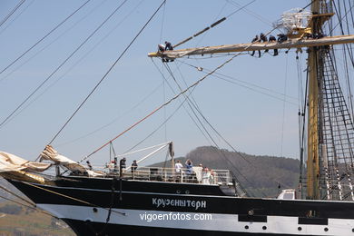 KRUZENSHTERN -  TALL SHIPS ATLANTIC CHALLENGE 2009 - VIGO, SPAIN. CUTTY SARK. 2009 - 