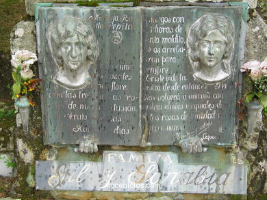 ESCULTURA FUNERARIA EN EL CEMENTERIO DE PEREIRÓ. ESCULTURAS Y ESCULTORES. VIGO