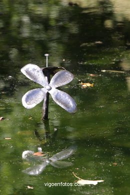 NATURALEZA CON ARTE. EXPOSICIÓN DE ESCULTURA JARDINES PAZO QUIÑONES DE LEÓN (CASTRELOS) VIGO. NATUREZA CON ARTE.