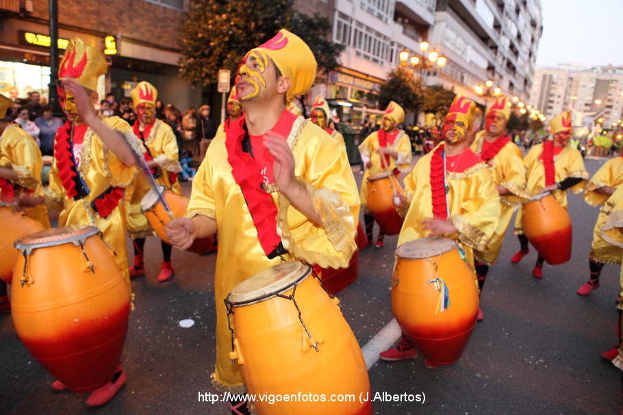 PHOTOS OF CARNIVAL 2012 - PROCESSION GROUP - SPAIN - VIGO BAY. GALICIA ...