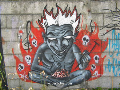 GRAFFITIS: MUROS, POMPAS, BOCETOS, MURAL, LETRAS, GALERIA, GRAFFITI