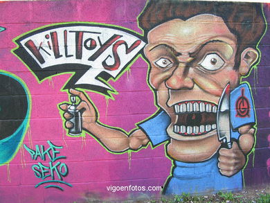 GRAFFITIS: MUROS, POMPAS, BOCETOS, MURAL, LETRAS, GALERIA, GRAFFITI