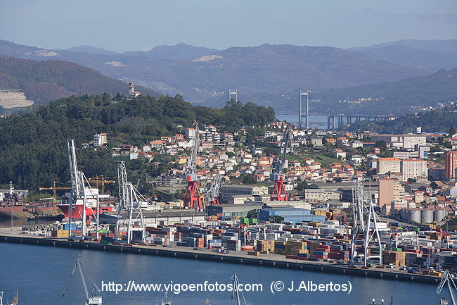 PHOTOS OF AERIAL VIEWS OF VIGO - SPAIN - VIGO BAY. GALICIA. VISIT SPAIN ...